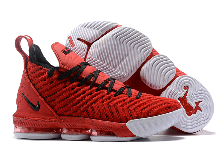Nike Lebron James 16 Red Black Shoes For Women